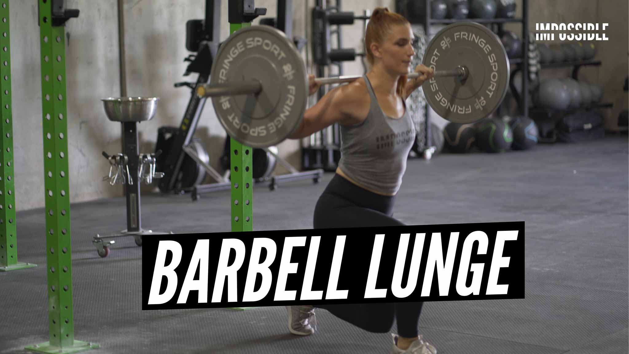 Barbell Lunge