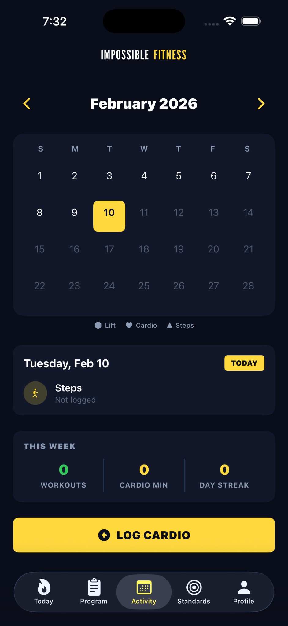 Activity Calendar